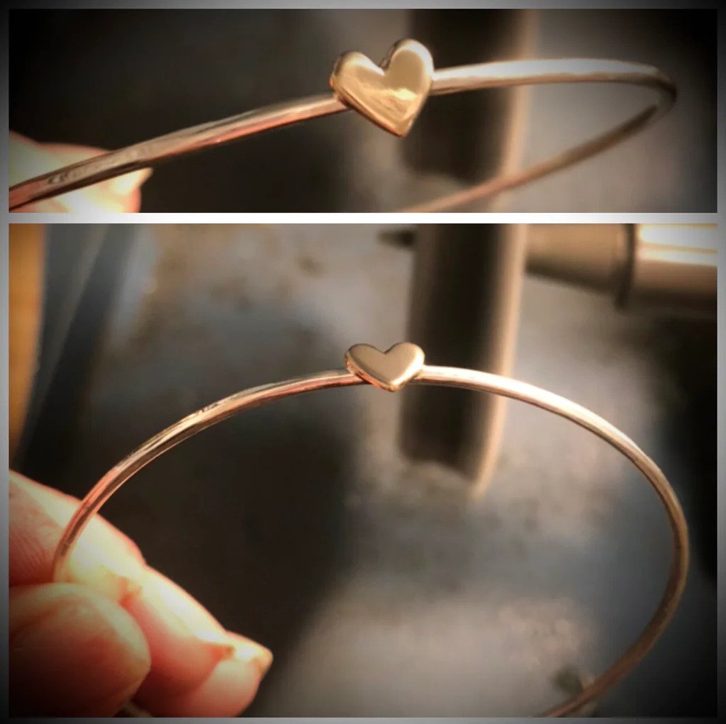 Gold Heart Bracelet